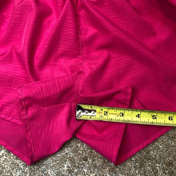 NIKE Tempo Dri-Fit Brief‎ Lined Hot Pink Running Shorts Med Training Performance - Picture 5 of 5